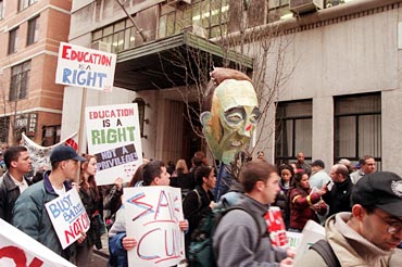 SLAM protest 1998